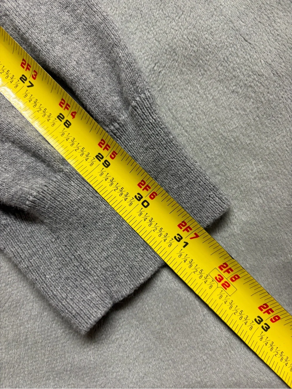 J Crew Sweater Mens XL Gray Cotton Cashmere Crewneck Knit Pullover Preppy